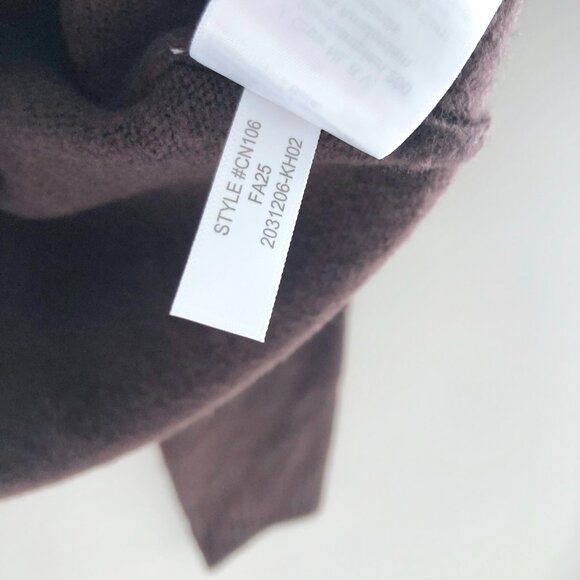 NWT J.Crew Factory Cardigan Sweater in Extra-soft Yarn Cocoa Berry - Picture 4 of 8
